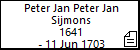 Peter Jan Peter Jan Sijmons