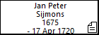 Jan Peter Sijmons