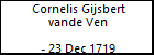 Cornelis Gijsbert vande Ven