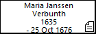 Maria Janssen Verbunth