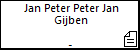 Jan Peter Peter Jan Gijben