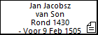 Jan Jacobsz van Son