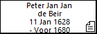 Peter Jan Jan de Beir