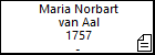 Maria Norbart van Aal