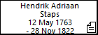 Hendrik Adriaan Staps