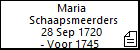 Maria Schaapsmeerders