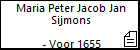 Maria Peter Jacob Jan Sijmons