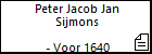 Peter Jacob Jan Sijmons