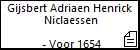 Gijsbert Adriaen Henrick  Niclaessen