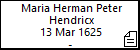 Maria Herman Peter Hendricx