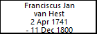 Franciscus Jan van Hest