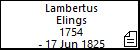 Lambertus Elings