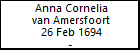 Anna Cornelia van Amersfoort