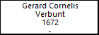 Gerard Cornelis Verbunt