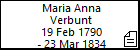 Maria Anna Verbunt