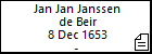 Jan Jan Janssen de Beir
