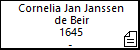 Cornelia Jan Janssen de Beir
