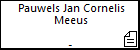 Pauwels Jan Cornelis Meeus