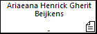 Ariaeana Henrick Gherit Beijkens