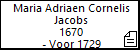 Maria Adriaen Cornelis Jacobs