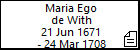 Maria Ego de With