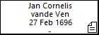 Jan Cornelis vande Ven