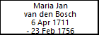 Maria Jan van den Bosch