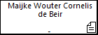 Maijke Wouter Cornelis de Beir
