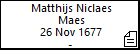 Matthijs Niclaes Maes