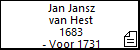 Jan Jansz van Hest