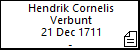 Hendrik Cornelis Verbunt