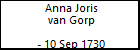Anna Joris van Gorp
