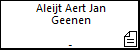Aleijt Aert Jan Geenen