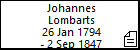 Johannes Lombarts
