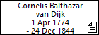 Cornelis Balthazar van Dijk