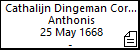 Cathalijn Dingeman Cornelis Anthonis