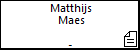 Matthijs Maes
