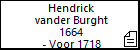 Hendrick vander Burght