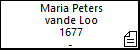 Maria Peters vande Loo
