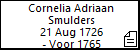 Cornelia Adriaan Smulders