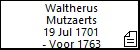 Waltherus Mutzaerts