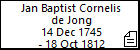 Jan Baptist Cornelis de Jong
