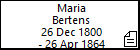 Maria Bertens