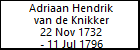 Adriaan Hendrik van de Knikker
