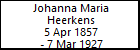 Johanna Maria Heerkens