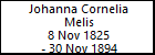 Johanna Cornelia Melis
