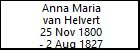 Anna Maria van Helvert