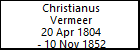 Christianus Vermeer