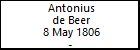 Antonius de Beer