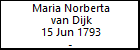 Maria Norberta van Dijk